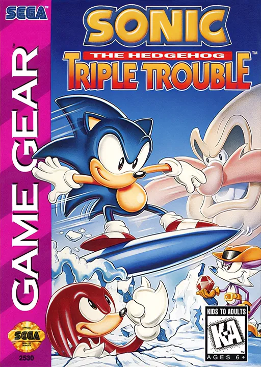 Обложка игры Sonic The Hedgehog: Triple Trouble